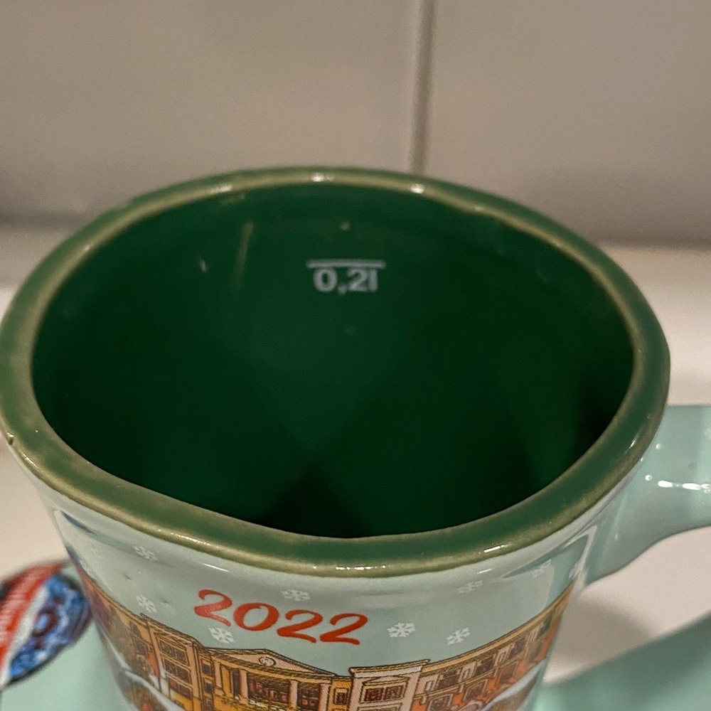 Carmel Christkindlmarkt 2022 Ceramic Boot Mug Indiana Christmas Market Souvenir - Picture 4 of 10